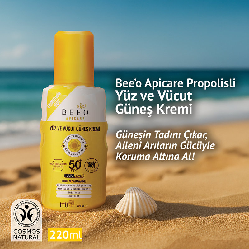 BEEO Propolisli Yüz ve Vücut Güneş Kremi