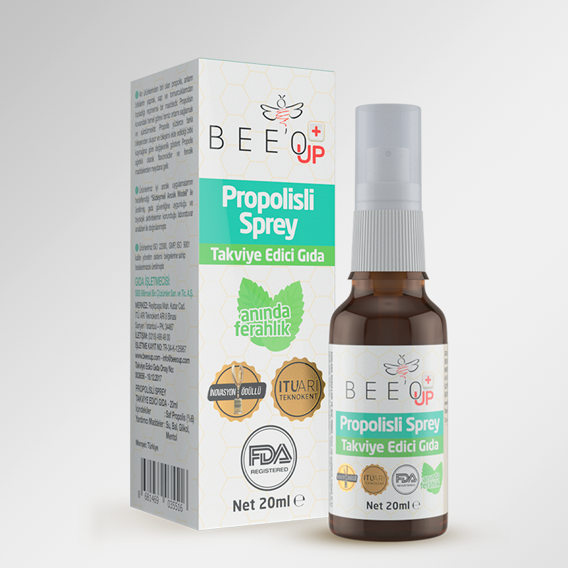 BEEO UP Propolisli Ballı Boğaz Spreyi 20 ml