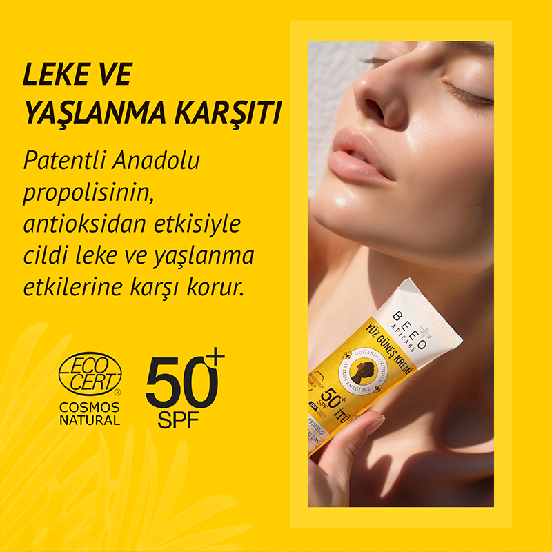 BEEO Propolisli Yüz Güneş Kremi