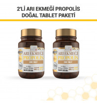 2'li Arı Ekmeği Propolis Doğal Tablet Paketi