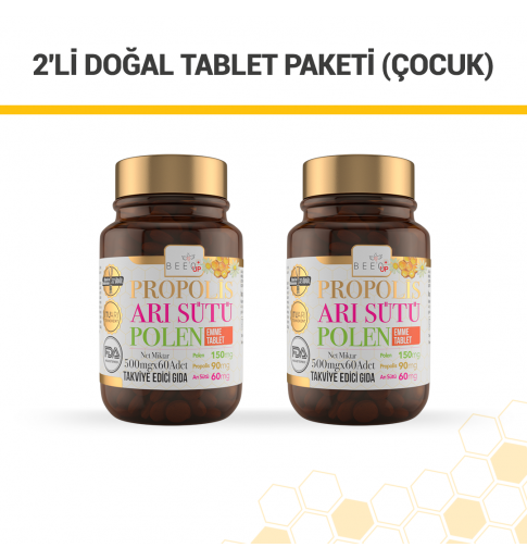 2'li Doğal Tablet Paketi (Çocuk)