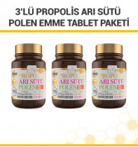 Beeo Up Propolis Arı Sütü Polen Emme Tablet (Çocuk) Paketi 3'lü