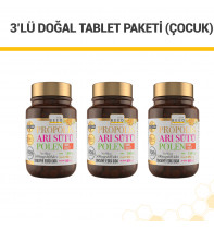 3'lü Doğal Tablet Paketi (Çocuk)