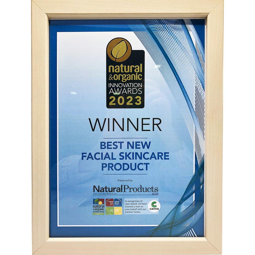 2023 - London Natural & Organic Awards Europe - Best New Facial Skincare Product Award - BEE'O Sivilce ve Yağlanma Karşıtı Serum 